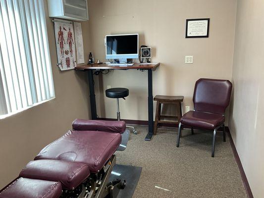 Open Heart Chiropractic 
 Treatment Room