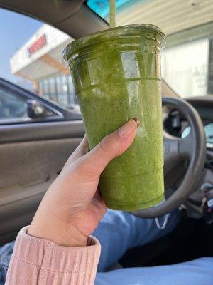 This is the green smoothie