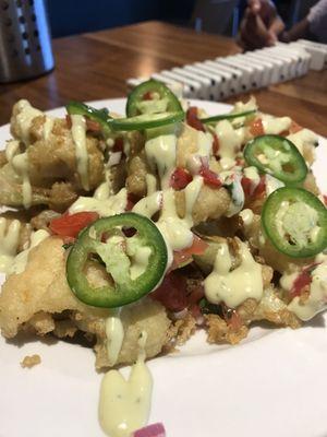 Cauliflower nachos