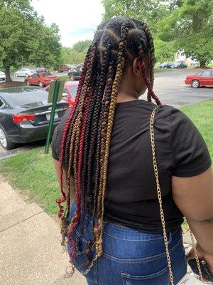 Jumbo Knotless braids