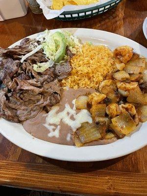 Steak and shrimp