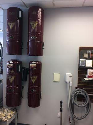 CycloVac central vacuums, Beam, Vacuflo, Nutone and others are serviced at Midwest Vacuums.