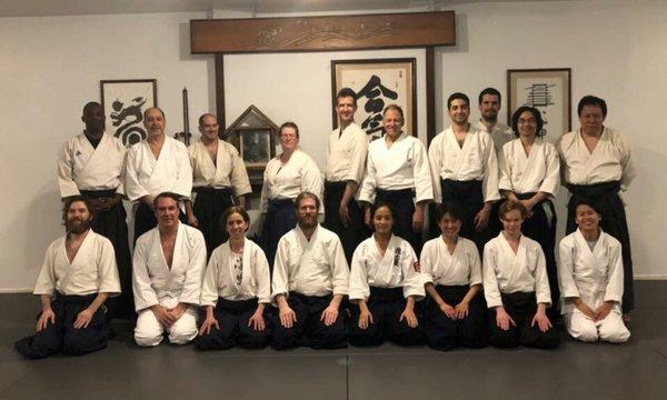 Recent seminar with a visiting teacher (Melissa Bell, 5th Dan Aikido).