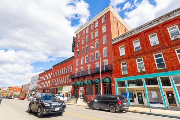 Oxley House Cocktail Bar & Restaurant is located inside the Tygart Hotel in downtown Elkins, West Virginia