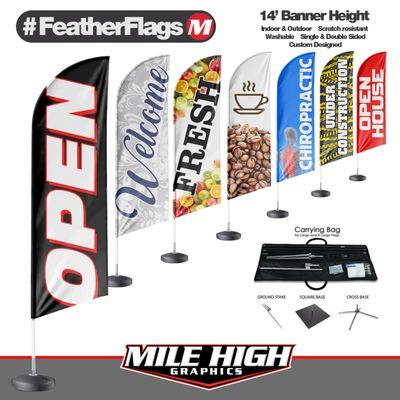 Feather Flags are Great Ways to Advertise Your Business.