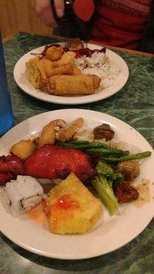 Buffet food