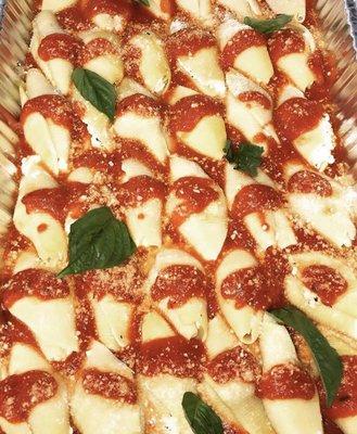 Stuffed shells for catering!