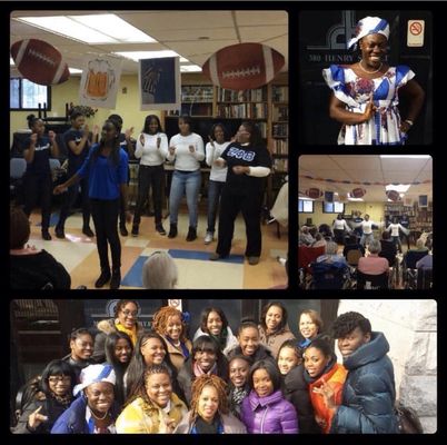 Community Service with my sorority (Zeta Phi Beta Sorority, Inc.) sisters | Black History Month Program