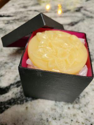 Triple bar soap box from SpoonRose... they were amazing.