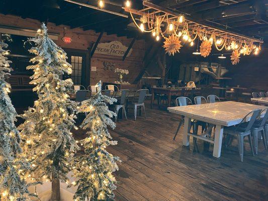 Pecan Room (warehouse section) at Old Pecan Factory