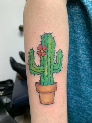 Cactus tattoo