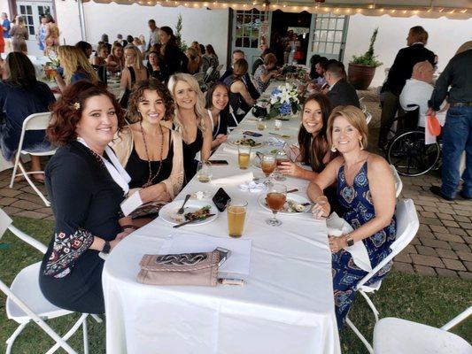 SEHG stylists enjoying Best of the Pines" event at The Fair Barn.