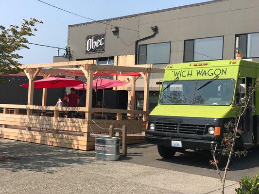 'Wich Wagon at Obec Brewing in Ballard