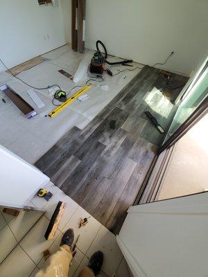 Floor installation