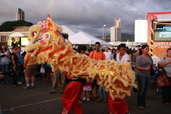 Lion dance