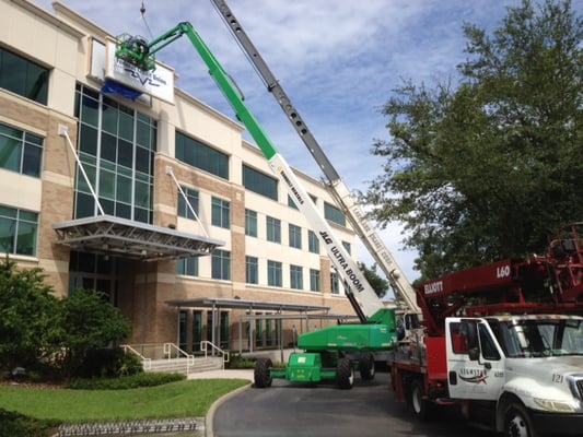 Wall Sign Installation