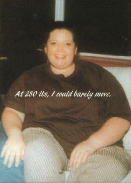 "I couldn't even walk up the stairs in my home at 280 pounds."