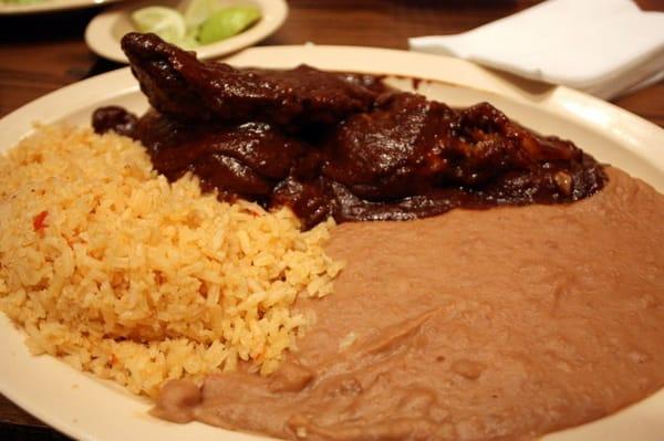 Horrible chicken mole