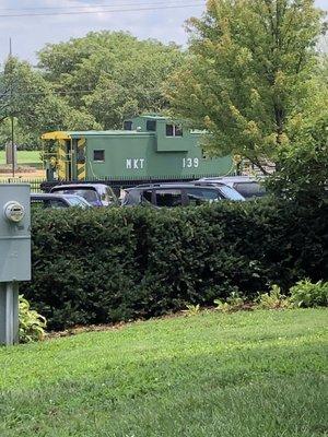 Caboose near the Katy Trail