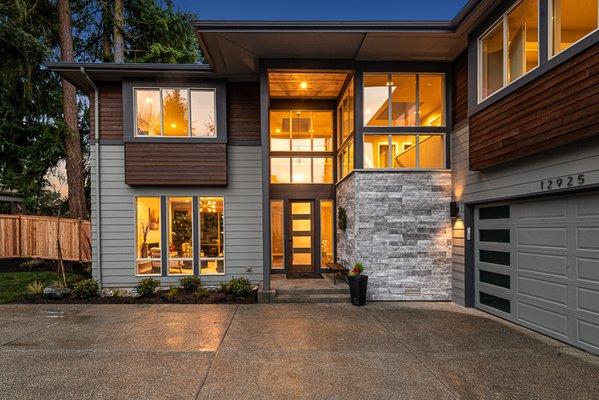 Dockstader - Designed and built by Merit Homes Inc in Kirkland, WA.