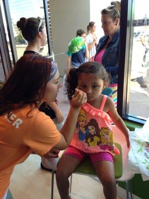 Happy child enjoying time with a College Nanny in Del Mar, CA.