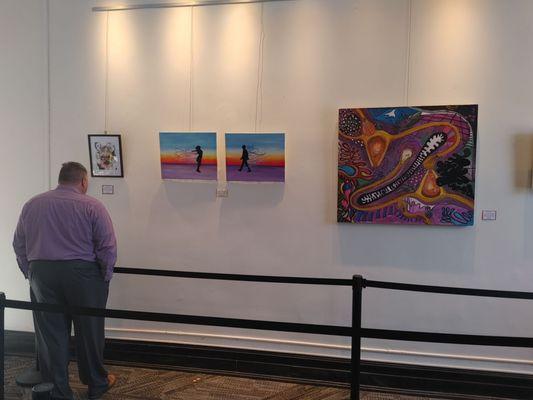 More local art( on display for Free to Be Exhibit )