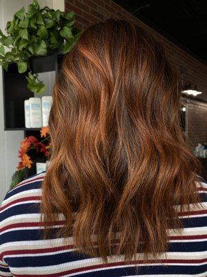 Copper Foilayage and style by Alexa!