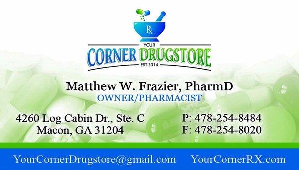 Transferring your prescriptions to our pharmacy is a hassle-free process! Contact your pharmacist, Matthew, anytime!