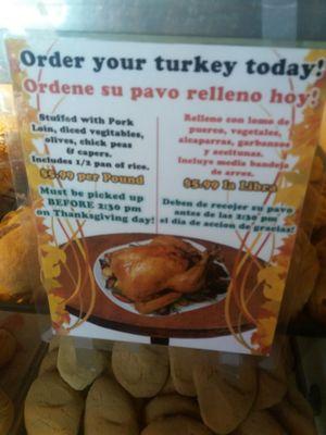 Turkey Day specials to go