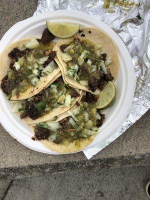 Beef cheek tacos