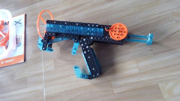 The finished Innovation First VEX Robotics Disc Shooter