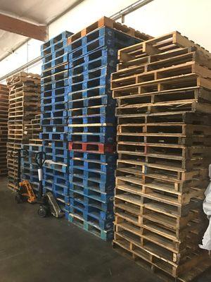 Have plenty of pallets for Warehousing needs