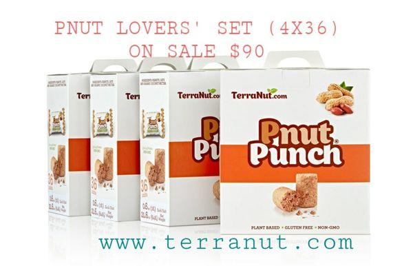 great deal when you buy four 36 piece box of Pnut Punch