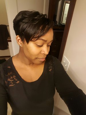 My second short haircut from Tamu. I love it!