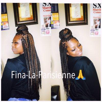 I Give All The Glory Back To My Heavenly Father In Jesus Name! Box braids www.finaafricanbraiding.com