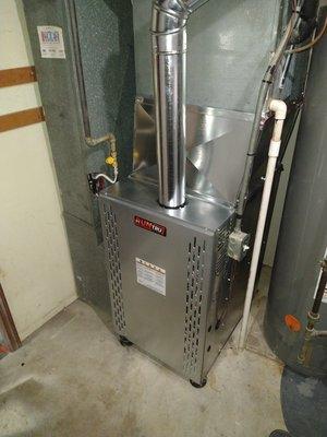 After installation of new furnace