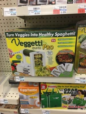 This is interesting. You can turn veggies into spaghetti