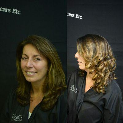 Color cut and style by Amanda Gambino