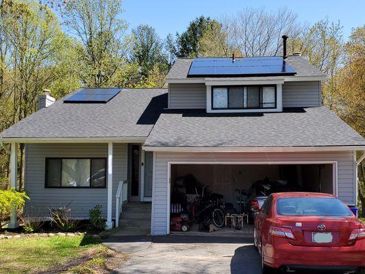 Bruem Energy Solar System installed in Columbia MD.