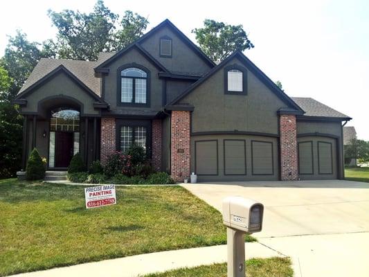 Belton, MO exterior painting recently completed.