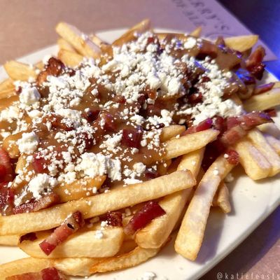 Goat Cheese & Bacon Poutine