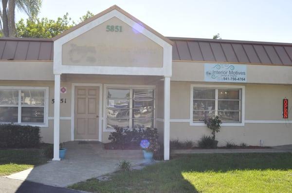 The studio building on Cortez across from Walgreens and 59th St tin Bradenton