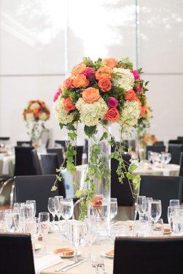 Tall table arrangement