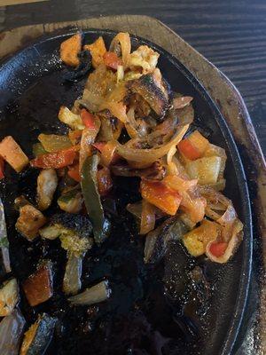 Veggie fajitas