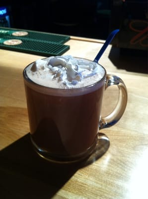 Frangelico & hot cocoa