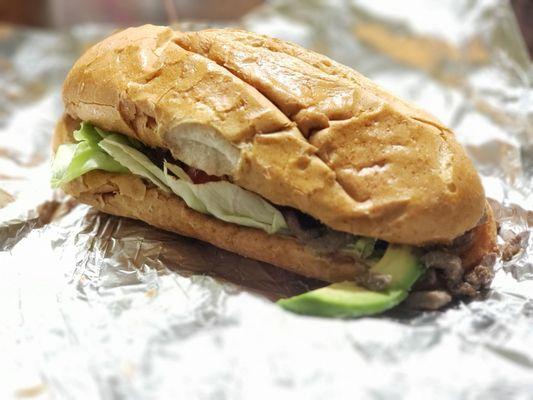 Fajita beef torta