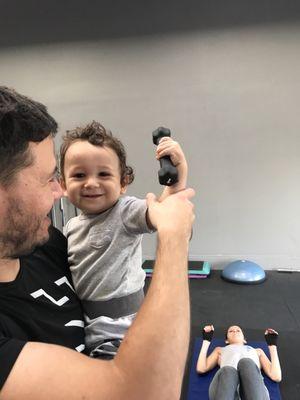 Even babies love our gym