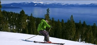 Ski Homewood on Lake Tahoe, (next door to our office).