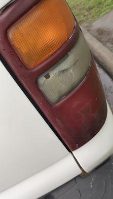 Broken Headlight