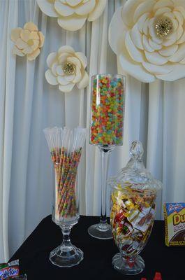 Jelly beans, gum filled straws and assorted Mexican candy!